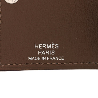 Hermes Togo Swift Ulysse Nano Bag Charm Etoupe Alezan 5 of 6