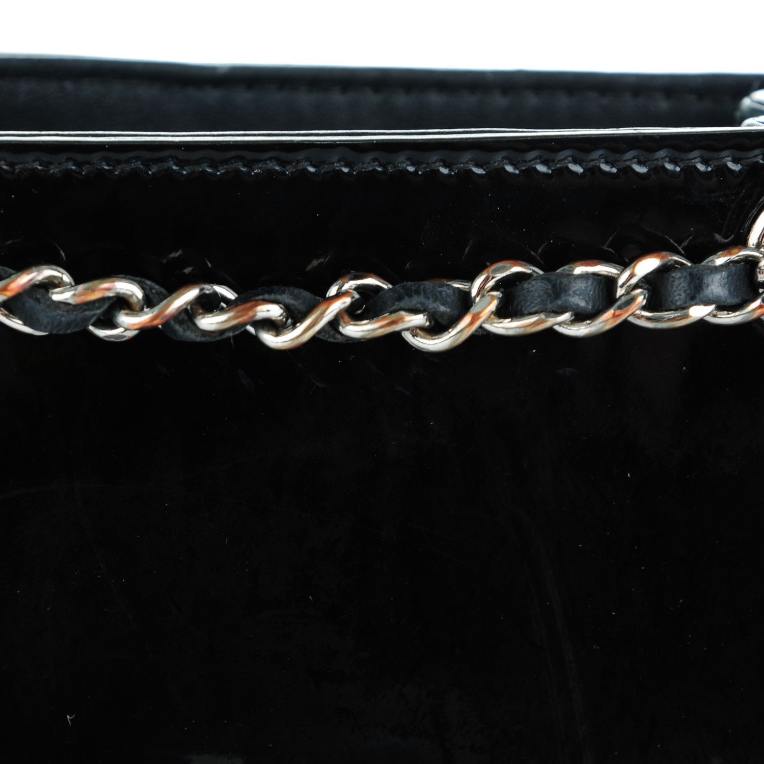 Chanel Patent CC Phone Holder Crossbody Black 9 of 10
