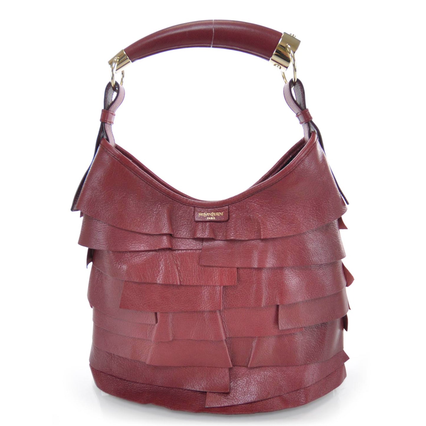 Chevre Leather Ruffle Saint Tropez