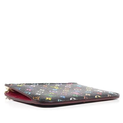 Louis Vuitton Monogram Multicolor Key Pouch Black Grenade 4 of 7