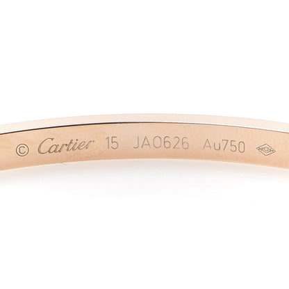 Cartier 18K Pink Gold Small LOVE Bracelet 15 5 of 5