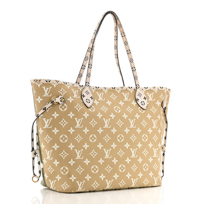 Louis Vuitton Monogram Giant Neverfull MM Kaki 4 of 14