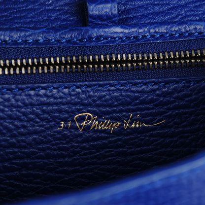 3.1 Phillip Lim 3.1 Textured Calfskin Mini Pashli Satchel Cobalt 10 of 12