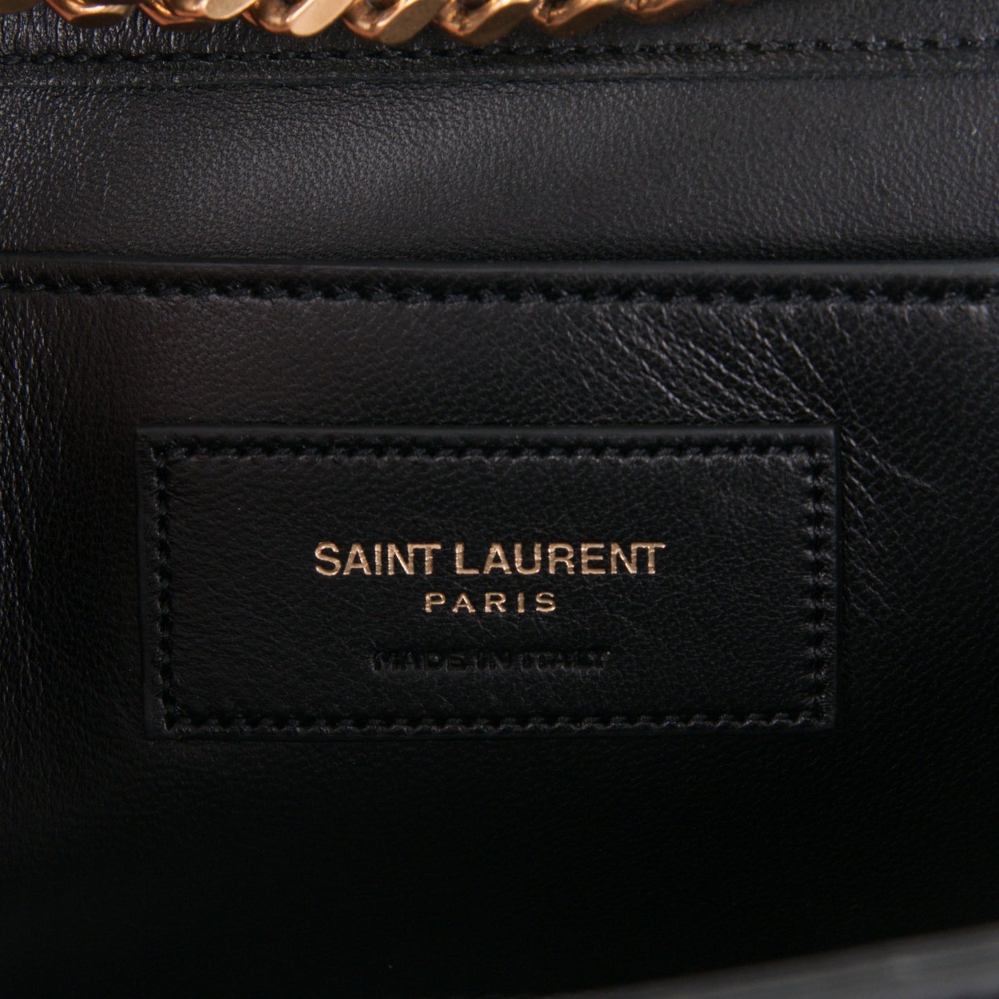 Suede Medium Classic Monogram Kate Satchel Black