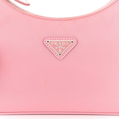 Prada Re-Nylon Saffiano Mini Re-Edition 2005 Bag Rosa 9 of 11