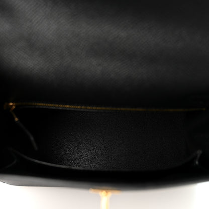 Hermes Epsom Kelly Sellier 25 Black 5 of 15