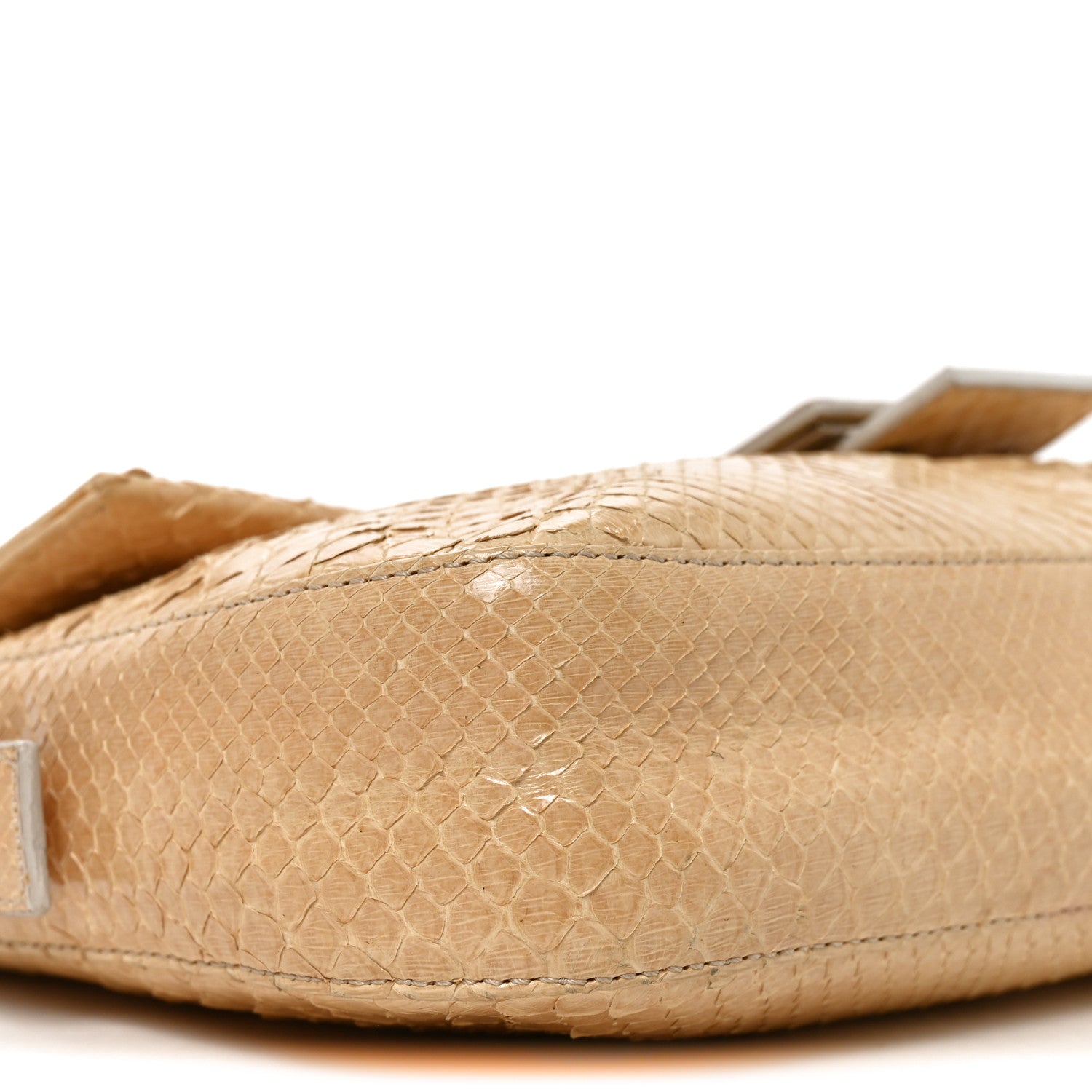 Fendi Snakeskin Baguette Beige 10 of 11