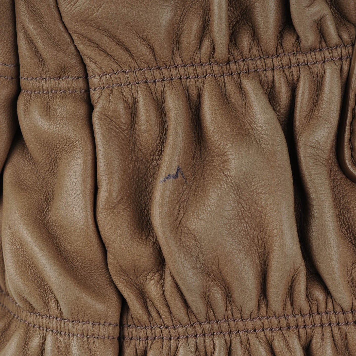 Nappa Gaufre Double Zip Tote Argilla