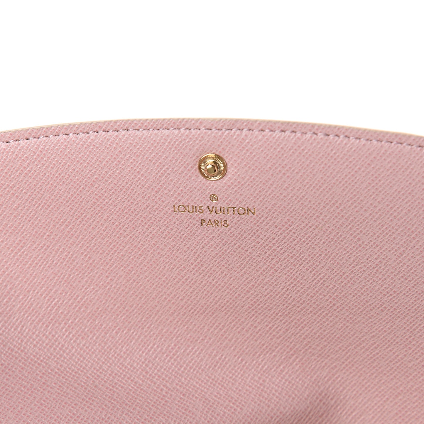 Damier Azur Emilie Wallet Rose Ballerine