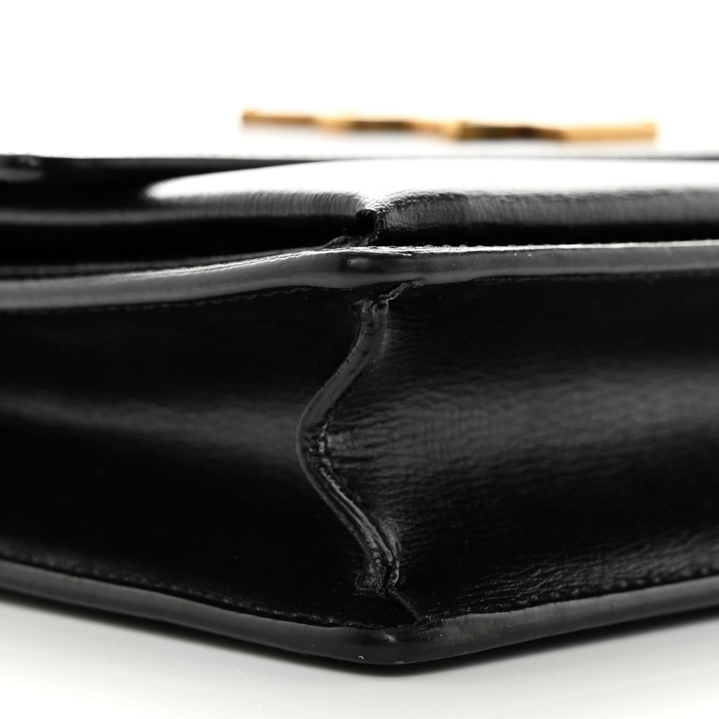 Smooth Calfskin Medium Monogram Sunset Satchel Black