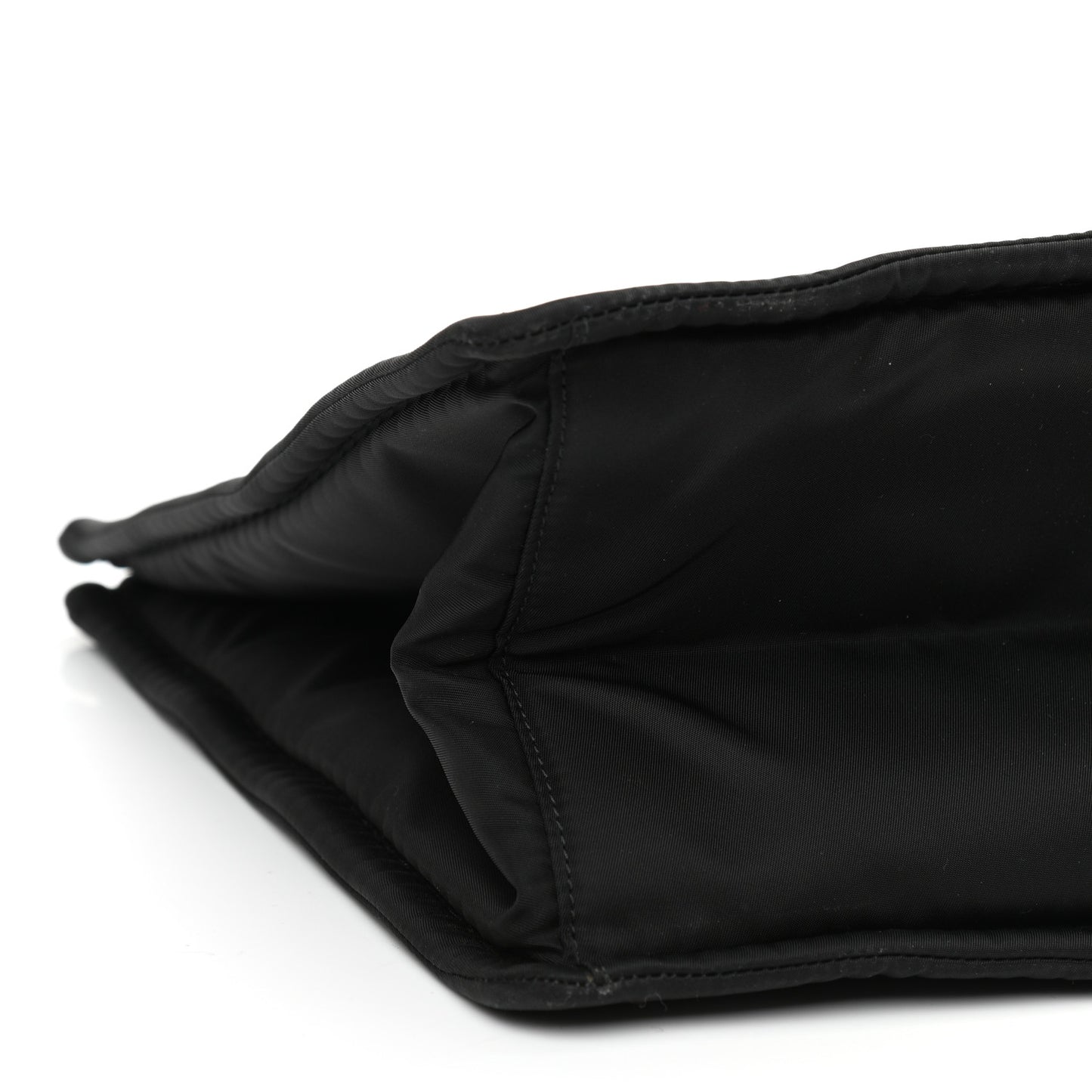 Tessuto Nylon Chain Tote Black