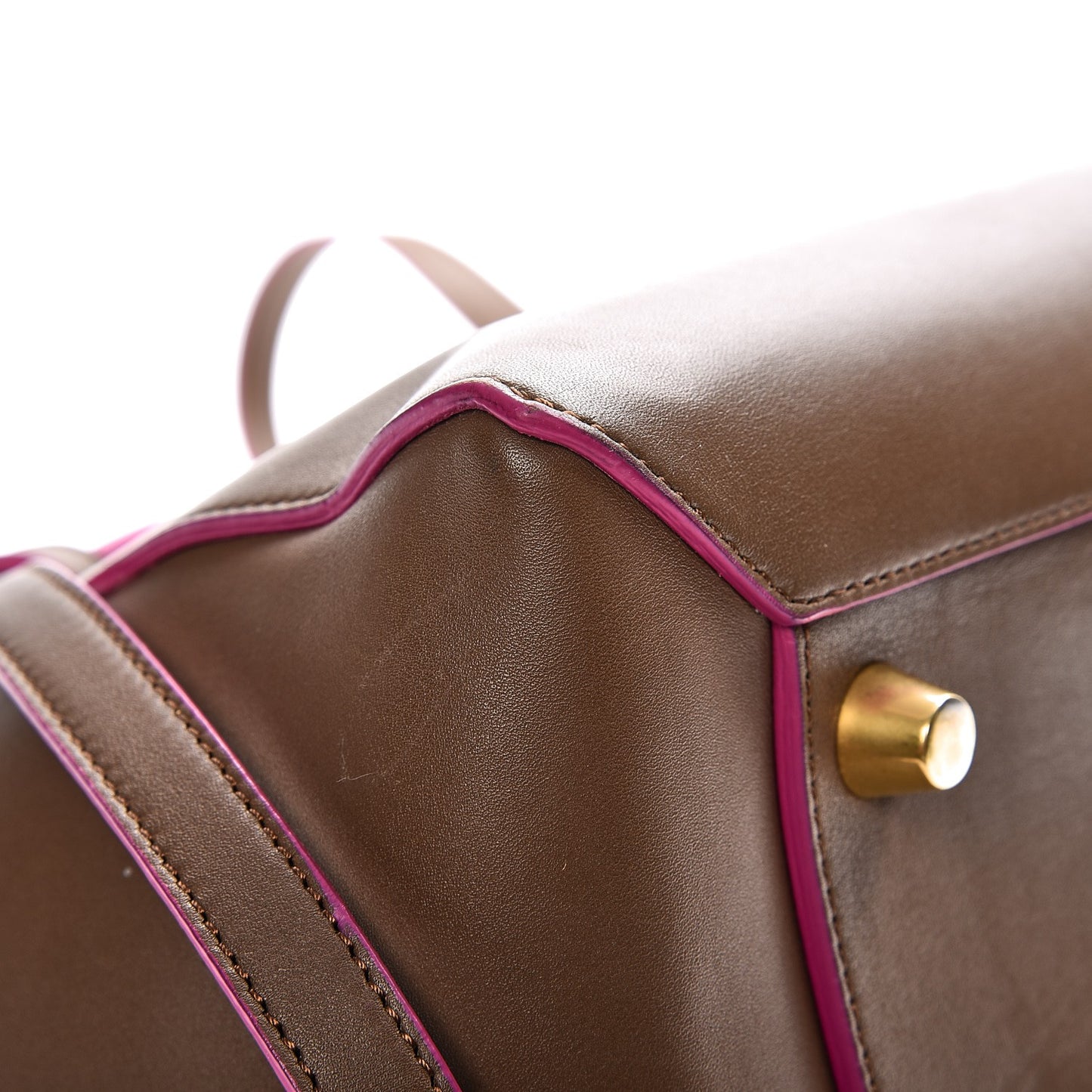 Smooth Calfskin Mini Belt Bag Camel Pink
