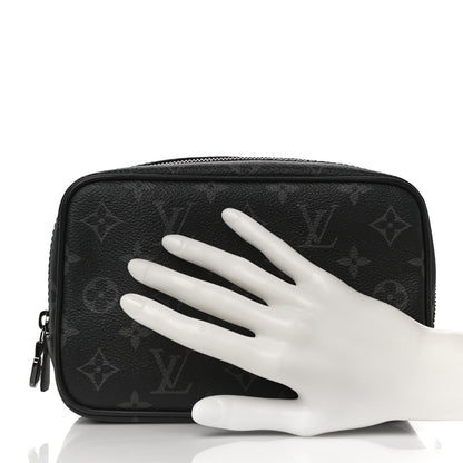 Louis Vuitton Monogram Eclipse Toilet Pouch PM 2 of 9