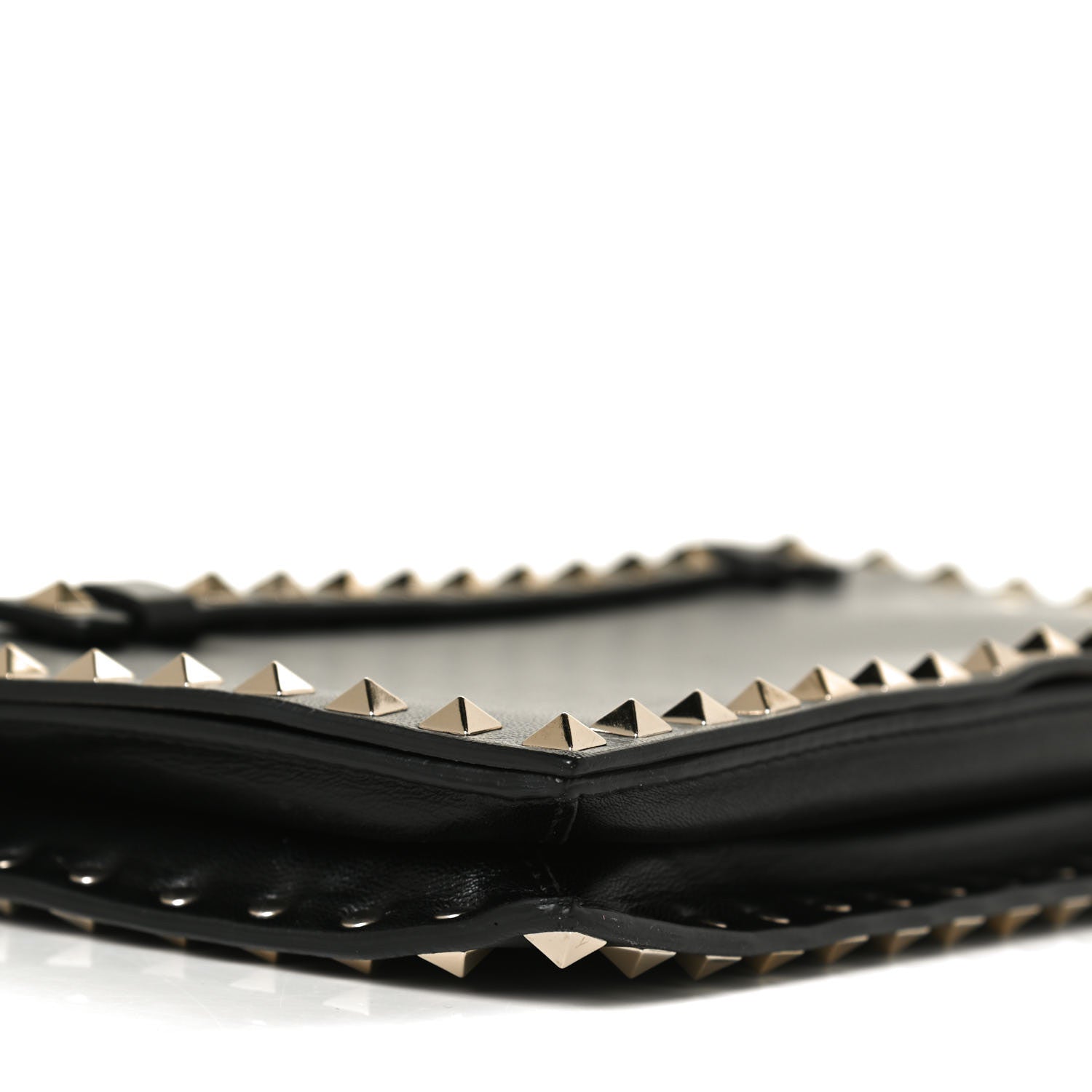 Valentino Garavani Nappa Rockstud Wristlet Clutch Black 10 of 14