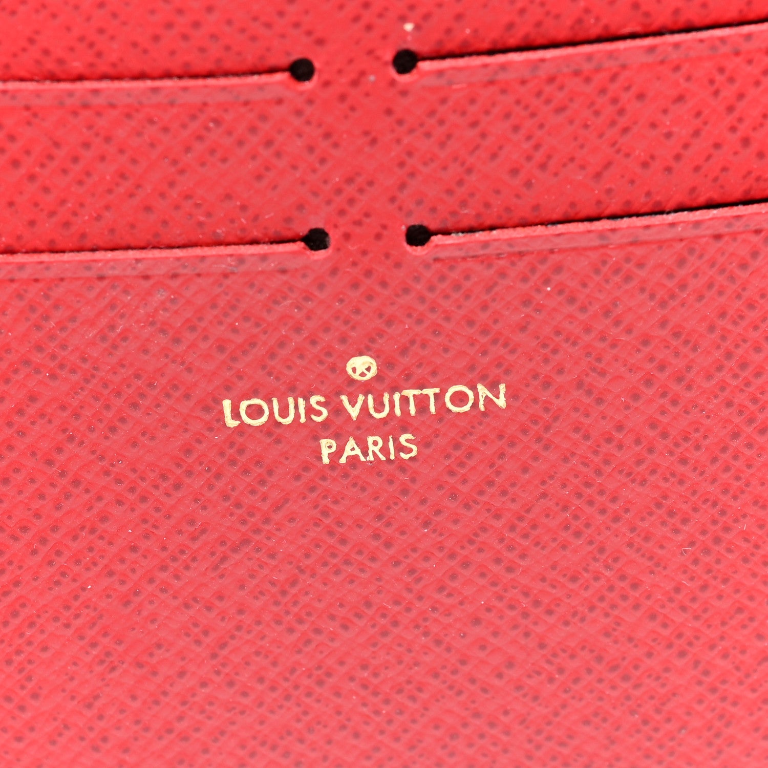 Louis Vuitton Calfskin Felicie Card Holder Insert Cherry 5 of 6
