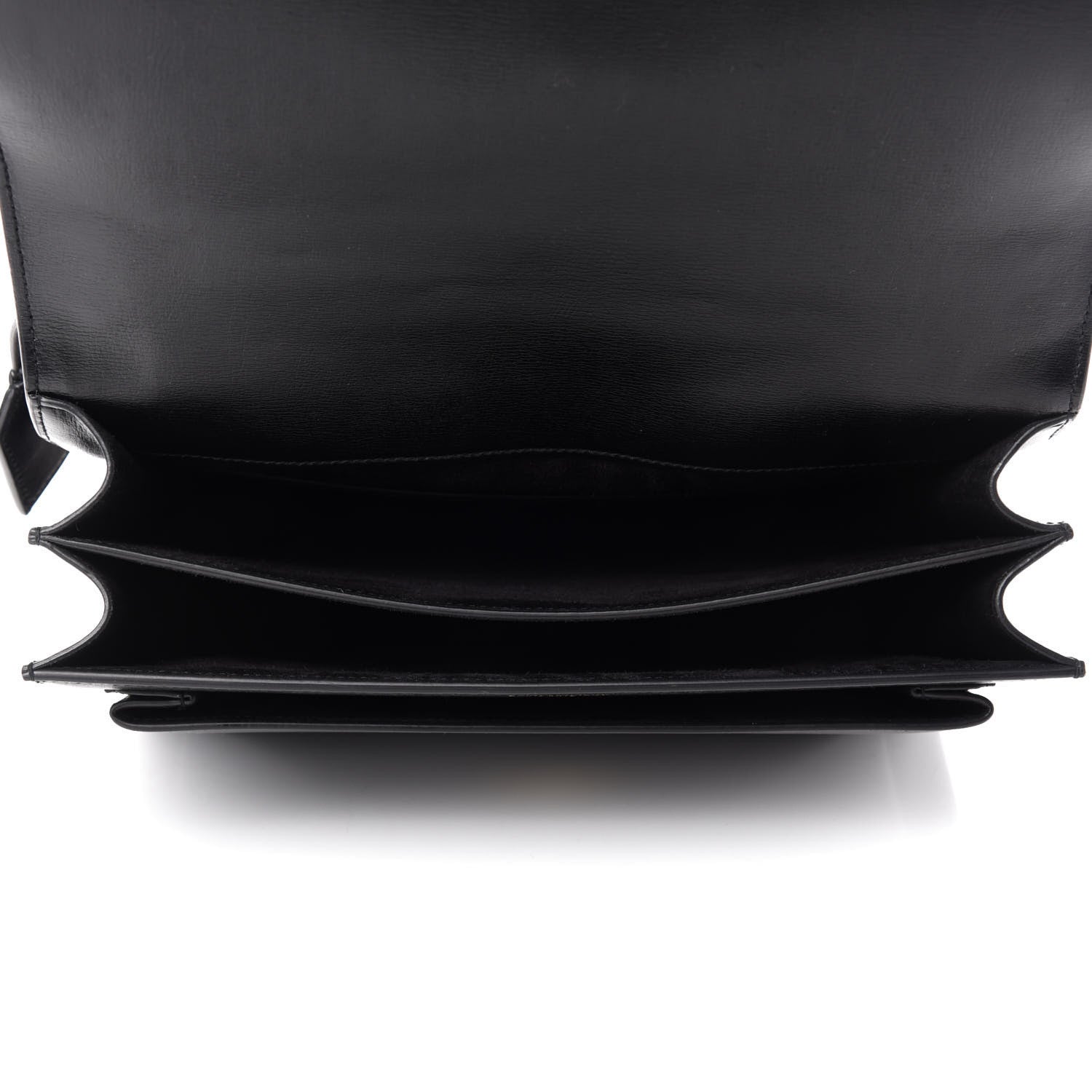 Saint Laurent Calfskin Large Monogram Sunset Black 6 of 11