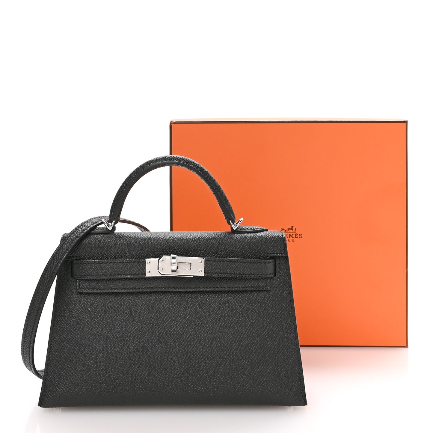 Epsom Mini Kelly Sellier 20 Black