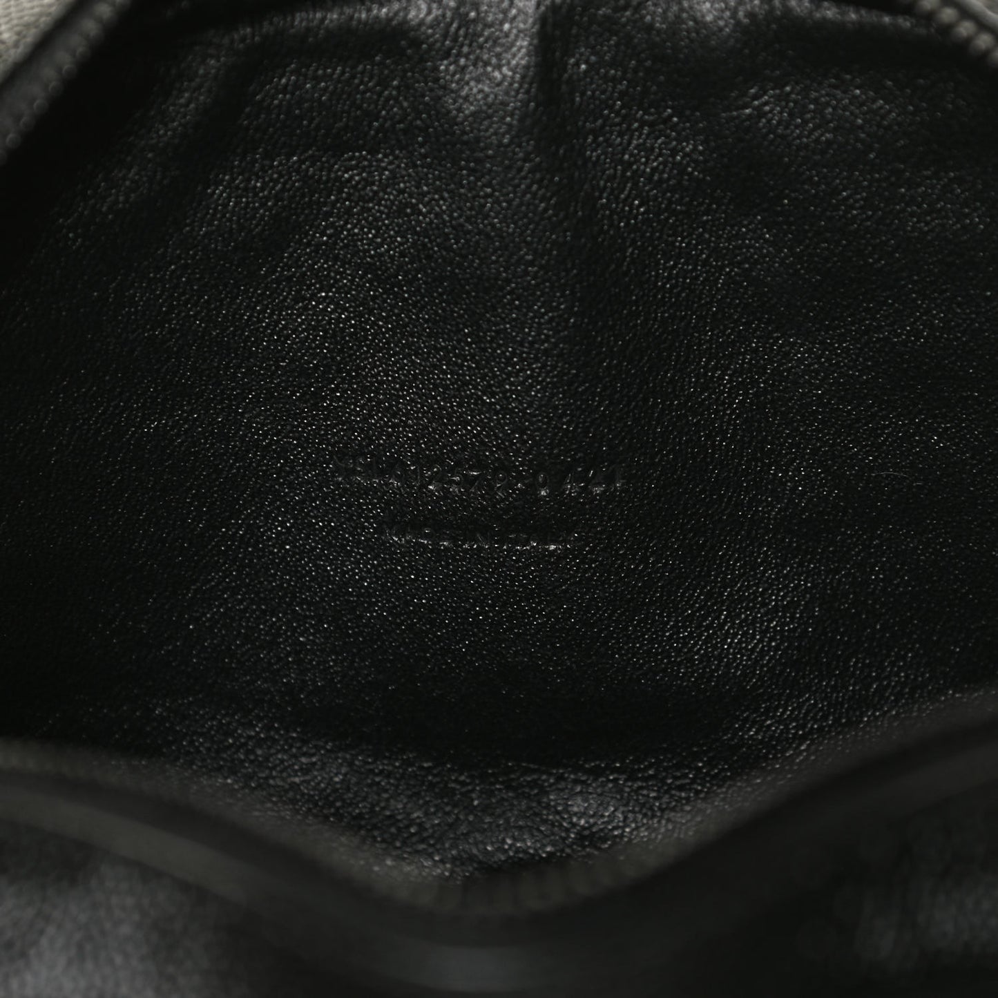 Grain De Poudre Matelasse Monogram Mini Lou Camera Bag Black