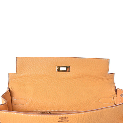 Hermes Taurillon Clemence Kelly Retourne 32 Sable 26 of 34