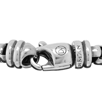 David Yurman Sterling Silver 5mm Box Chain Bracelet 2 of 3