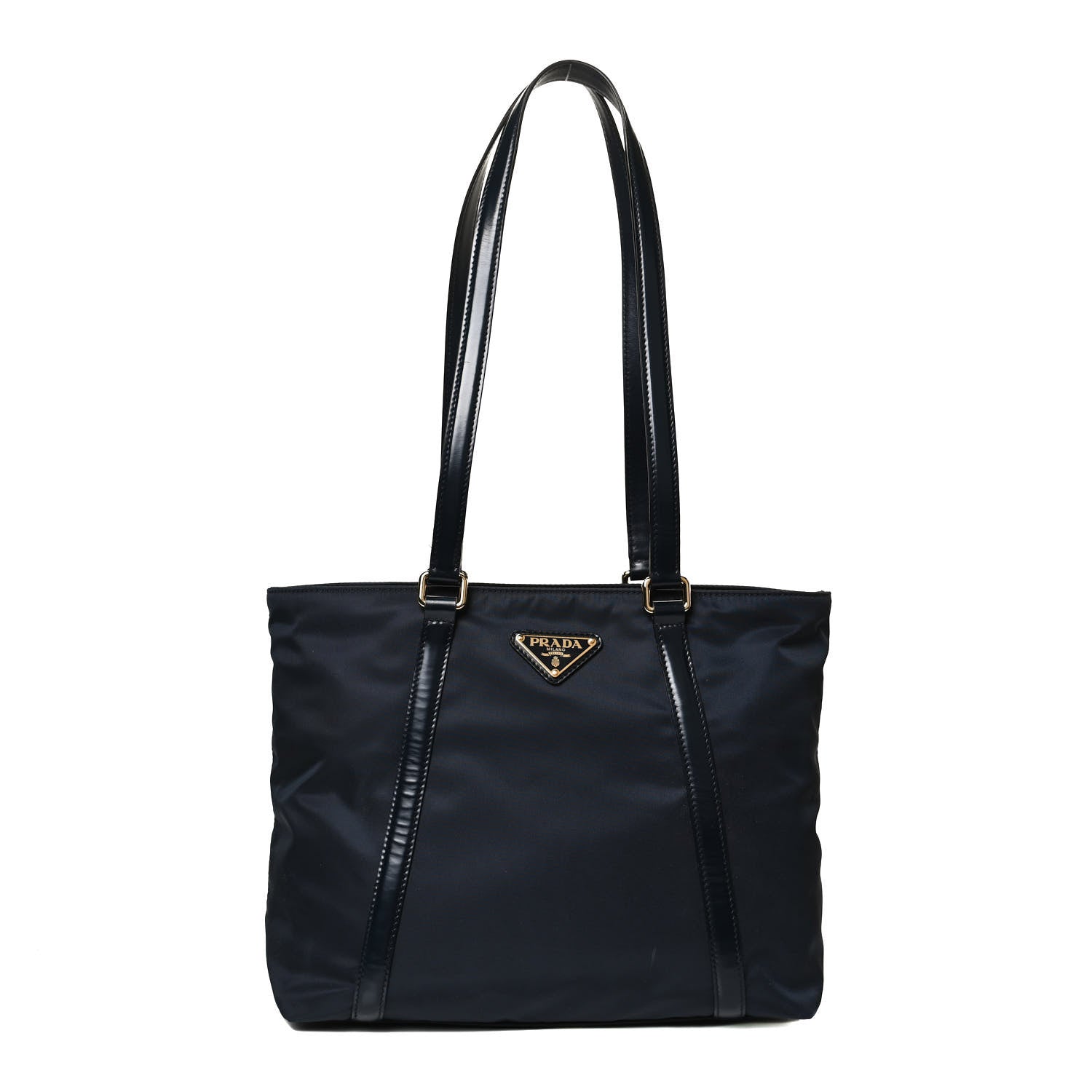 Prada Tessuto Nylon Spazzolato Tote Bleu 1 of 10