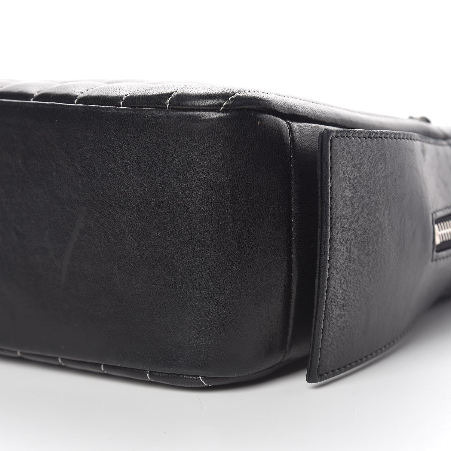Chanel Lambskin Vertical Quilted Mademoiselle Camera Case Black 20 of 21