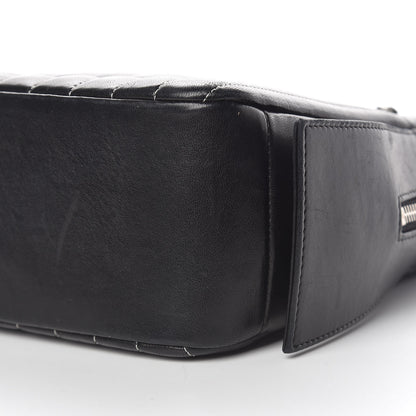 Chanel Lambskin Vertical Quilted Mademoiselle Camera Case Black 20 of 21