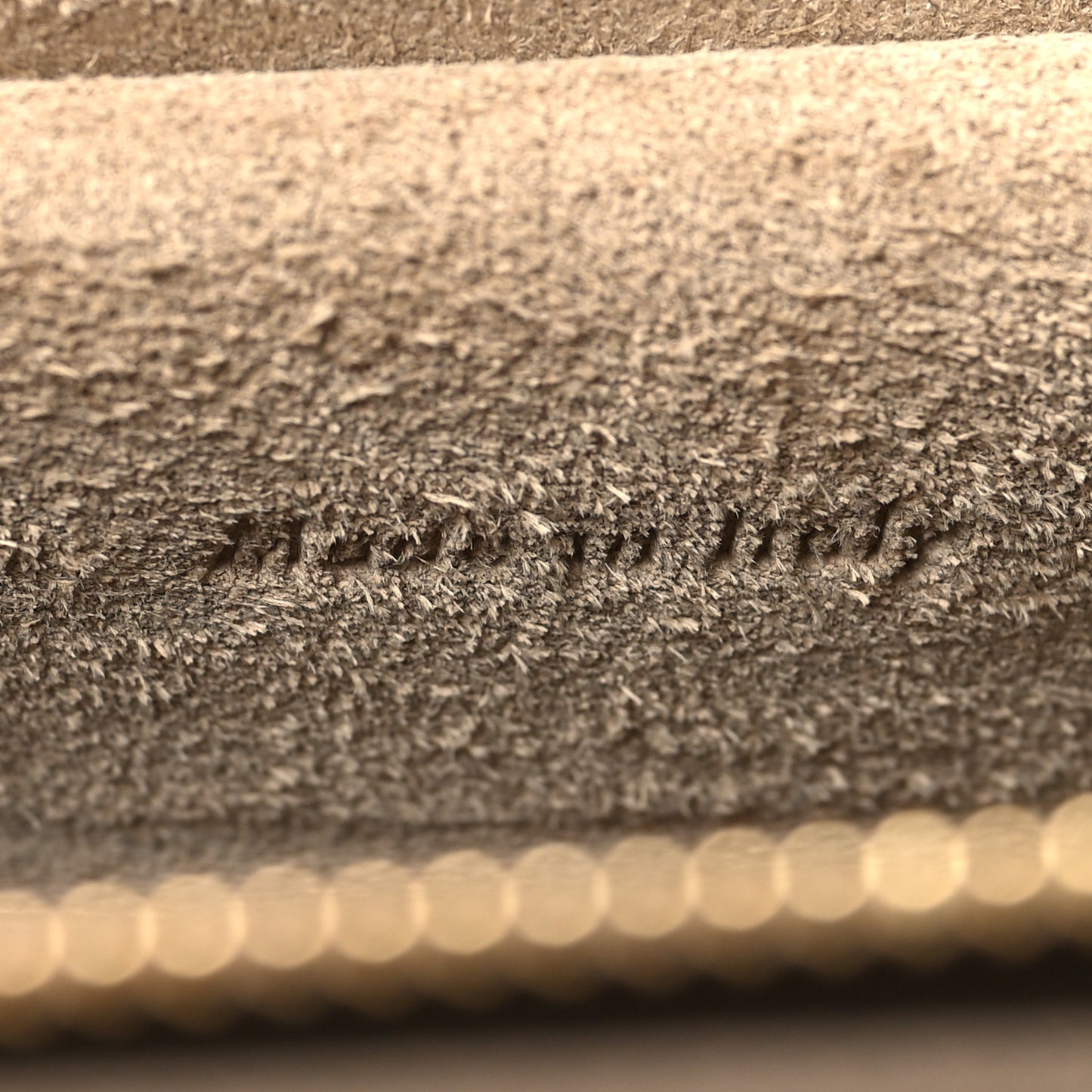 Grained Calfskin Micro Belt Bag Light Taupe
