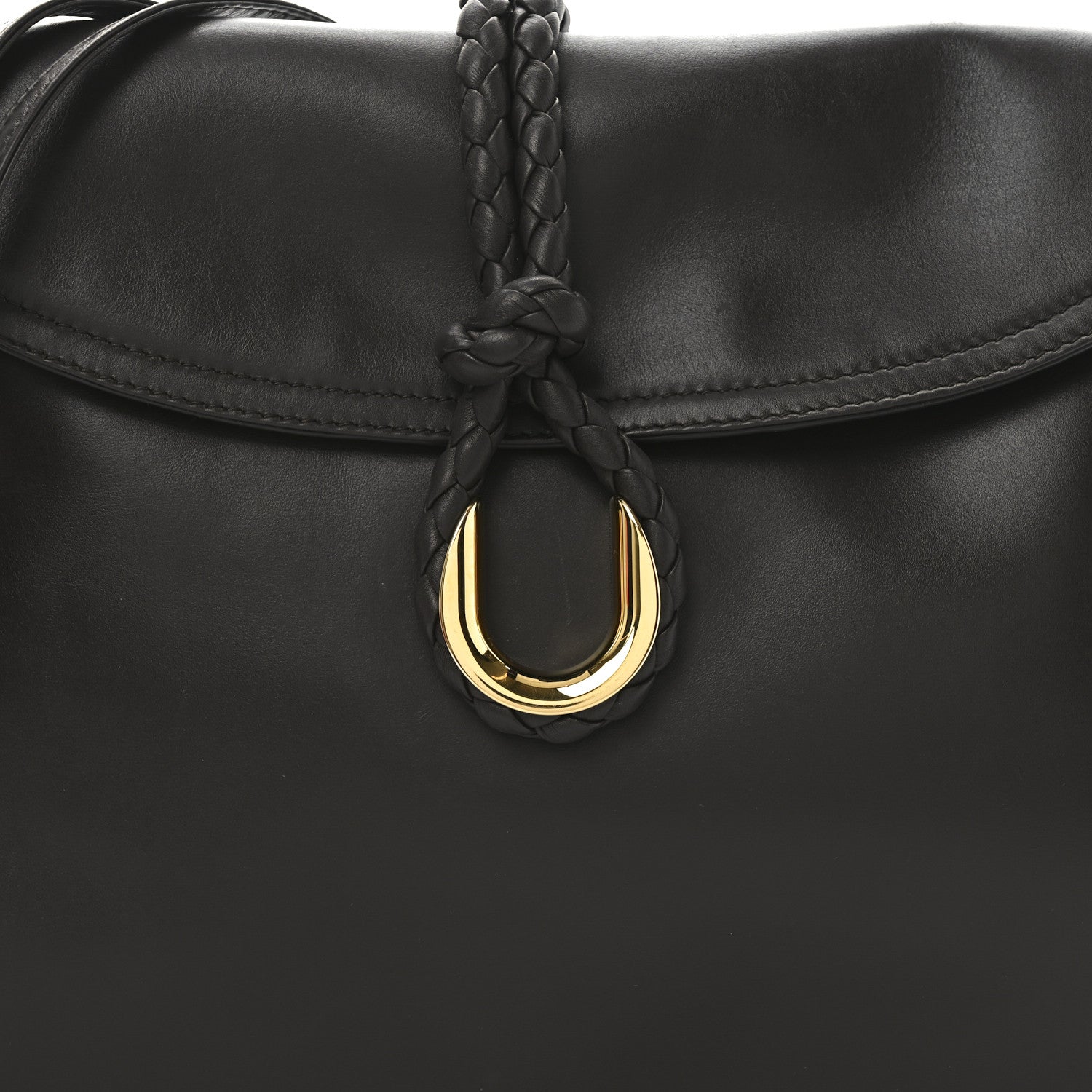 Bottega Veneta Smooth Calfskin Medium Liberta Shoulder Bag Fondant 9 of 11