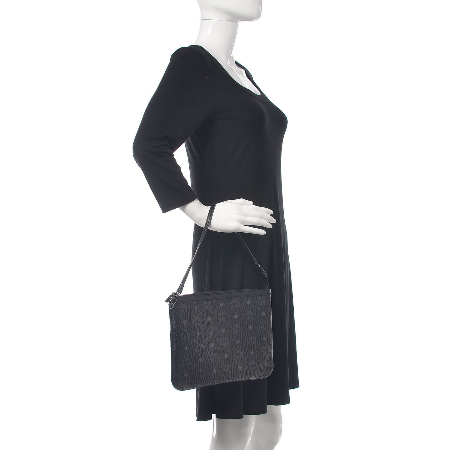 Visetos Liz Shopper Tote Pouch Black