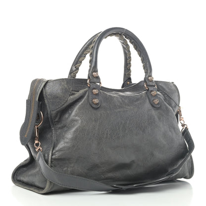Balenciaga Agneau Giant 12 Rose Gold Hardware City Gris Tarmac 2 of 6