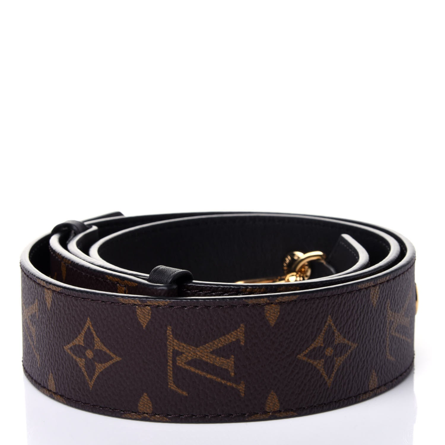 Louis Vuitton Monogram Adjustable Bandouliere Shoulder Strap Black 2 of 4