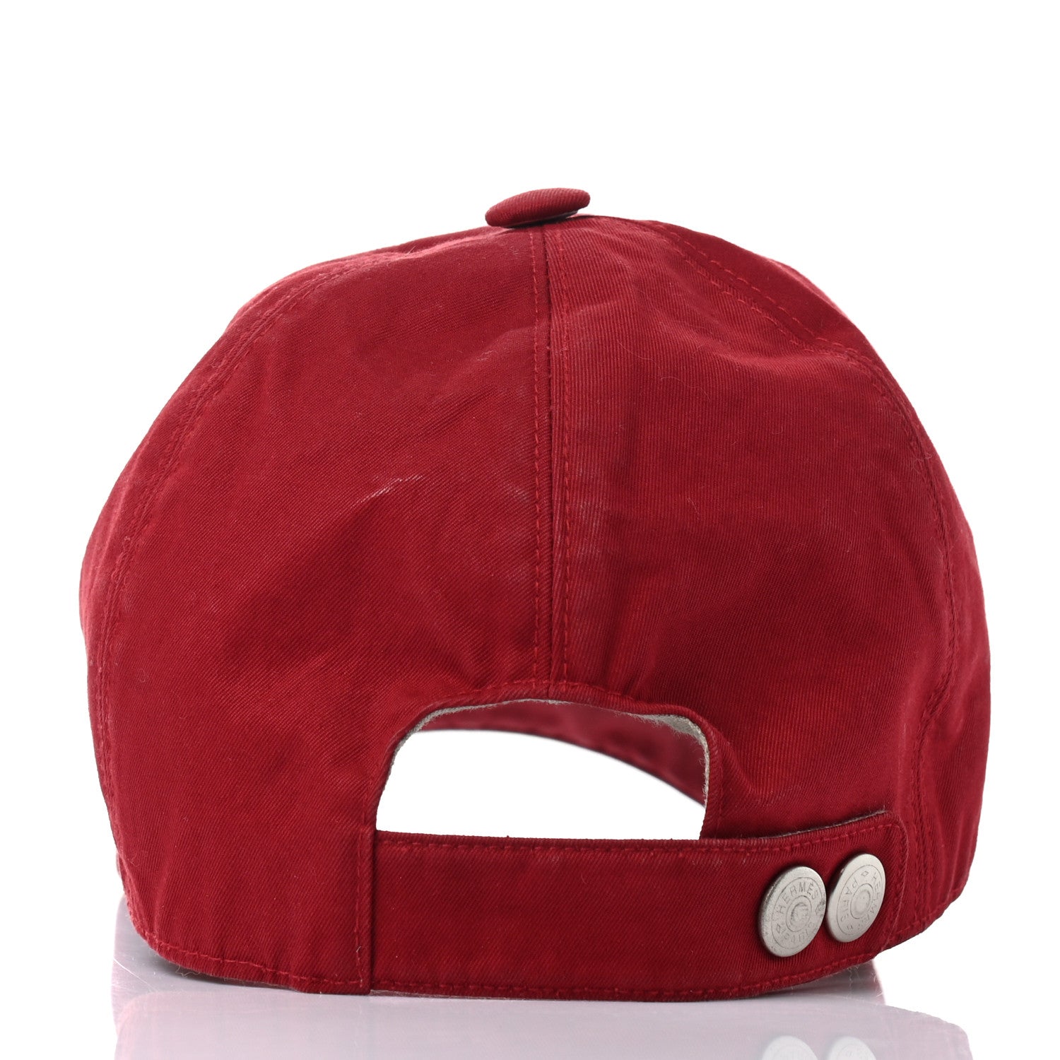 Hermes Cotton H Cap 57 Red 6 of 10