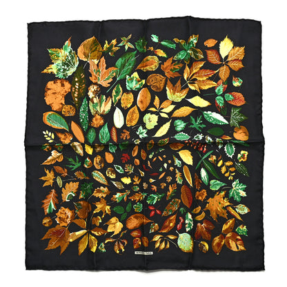 Hermes Silk Tourbillons Pocket Square Scarf 1 of 4