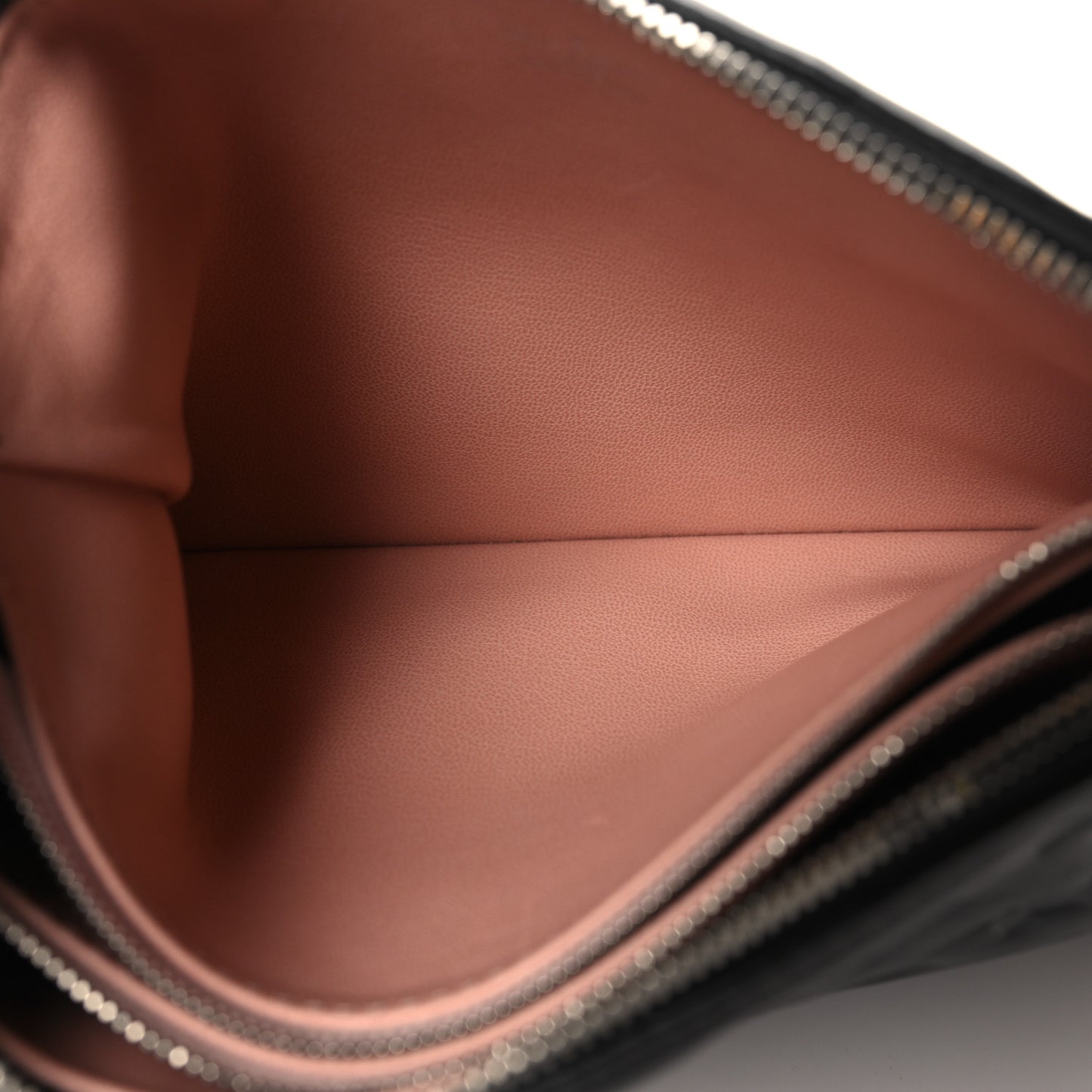 Lambskin Embossed Monogram Coussin PM Black