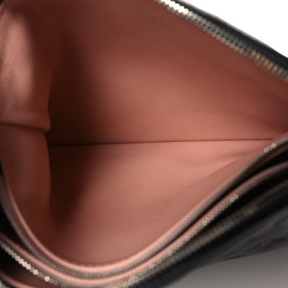 Louis Vuitton Lambskin Embossed Monogram Coussin PM Black 7 of 11