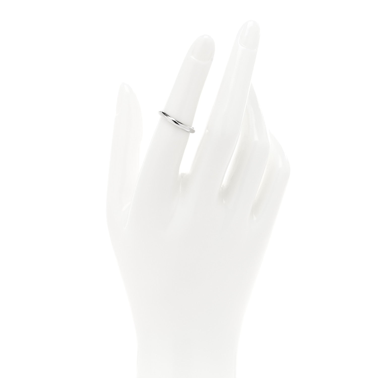 Cartier Platinum 2.5mm 1895 Wedding Band Ring 50 5.25 2 of 4