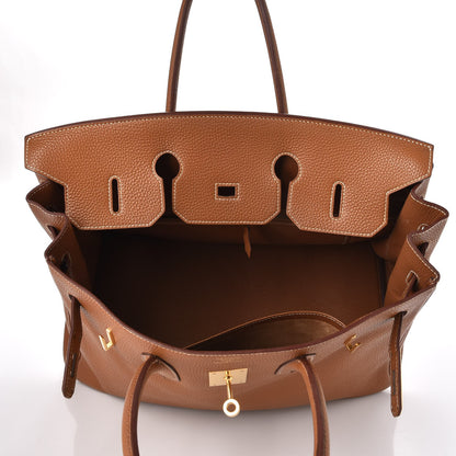 Hermes Togo Birkin 35 Gold 7 of 33