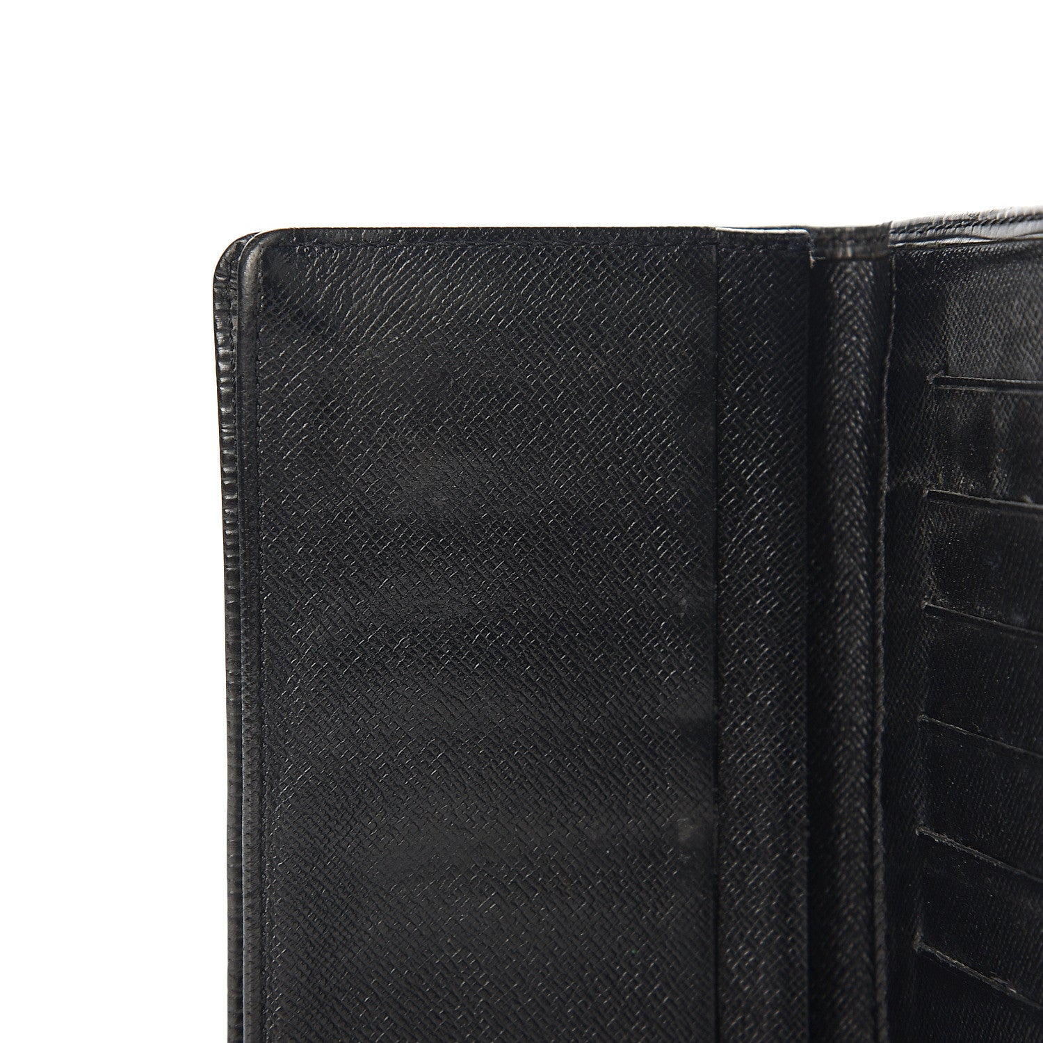 Louis Vuitton Epi Porte Valeurs Checkbook Wallet Black 7 of 7