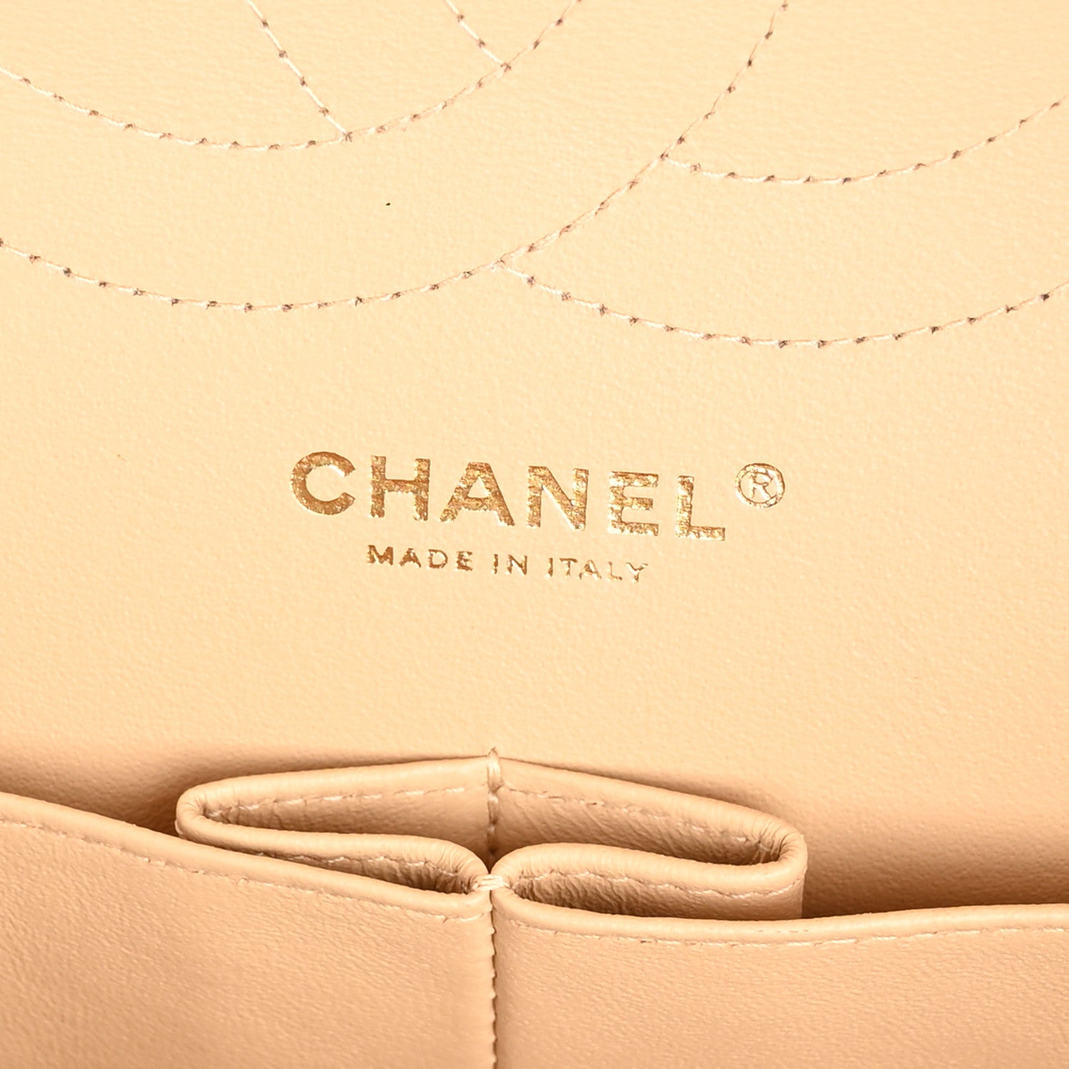 Chanel Caviar Quilted Jumbo Double Flap Beige Clair 6 of 11
