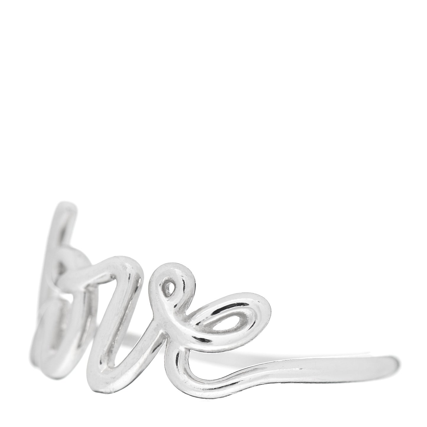 Sterling Silver Paloma Picasso Graffiti Love Ring 56 7.75