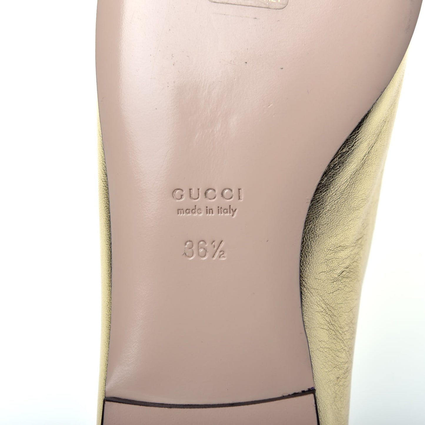 Metallic Nappa Crystal Square G Madelyn Loafers 36.5 Gold