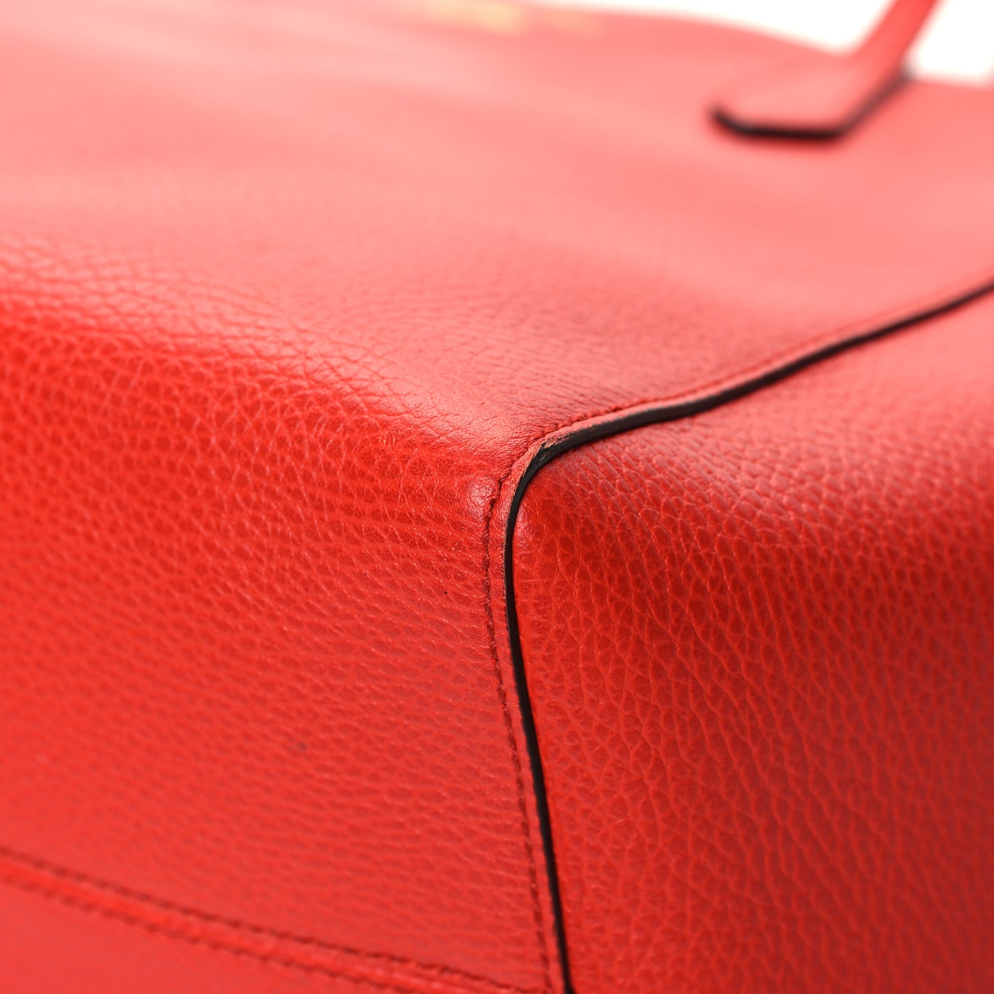 Dollar Calfskin Medium Swing Tote Red