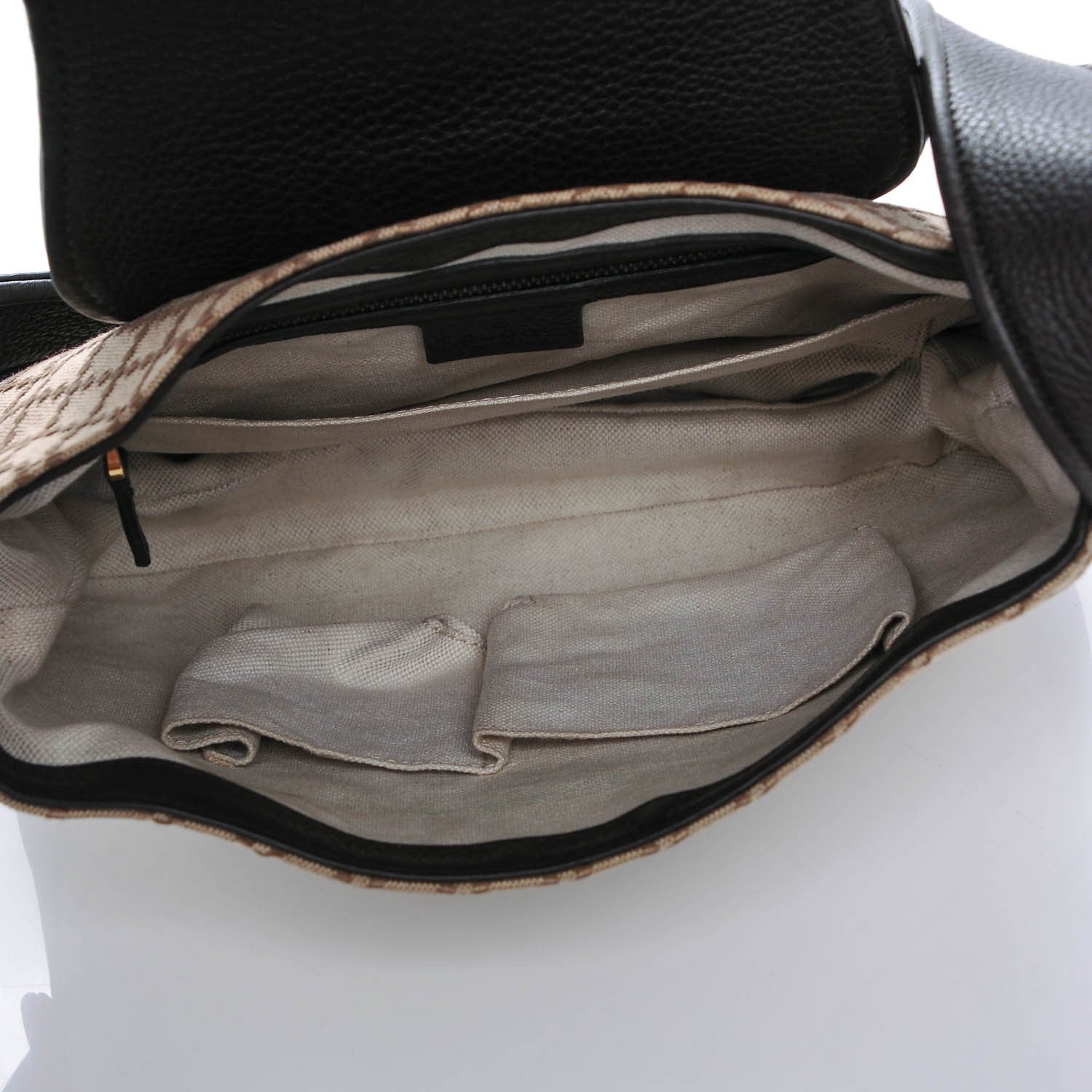 Gucci Diamante Cellarius Calfskin Medium 1973 Shoulder Bag Beige Ebony Cocoa 5 of 6