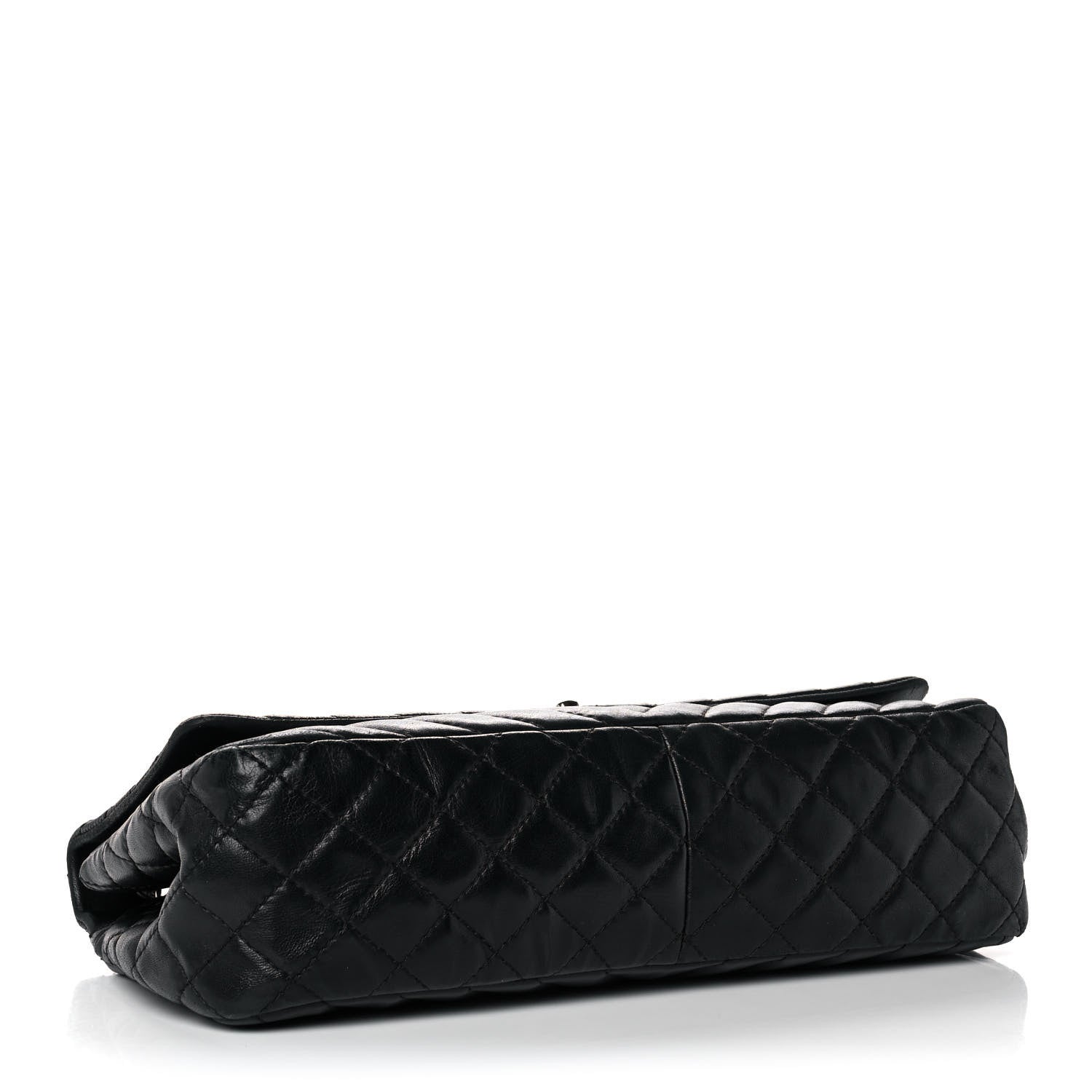 Chanel Lambskin Chevron Quilted Single Flap Black 3 of 11