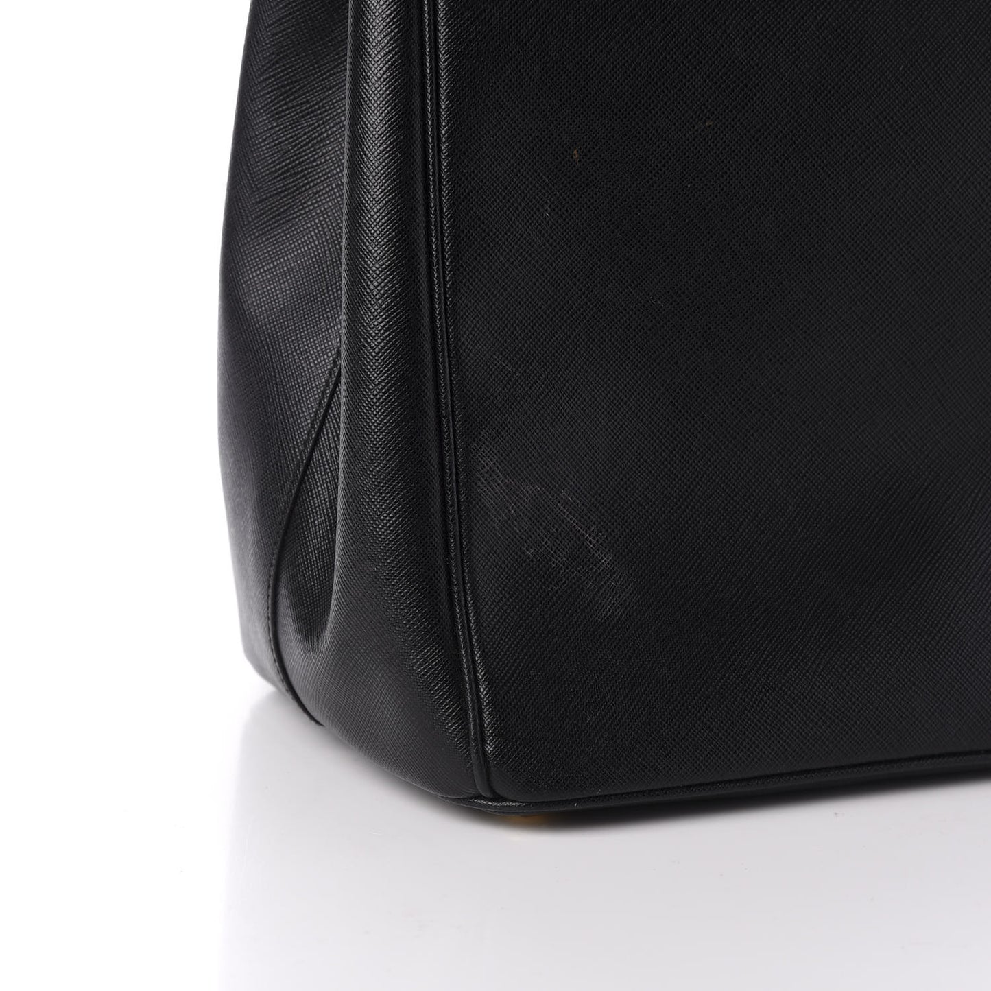Saffiano Lux Extra Large Galleria Double Zip Tote Black