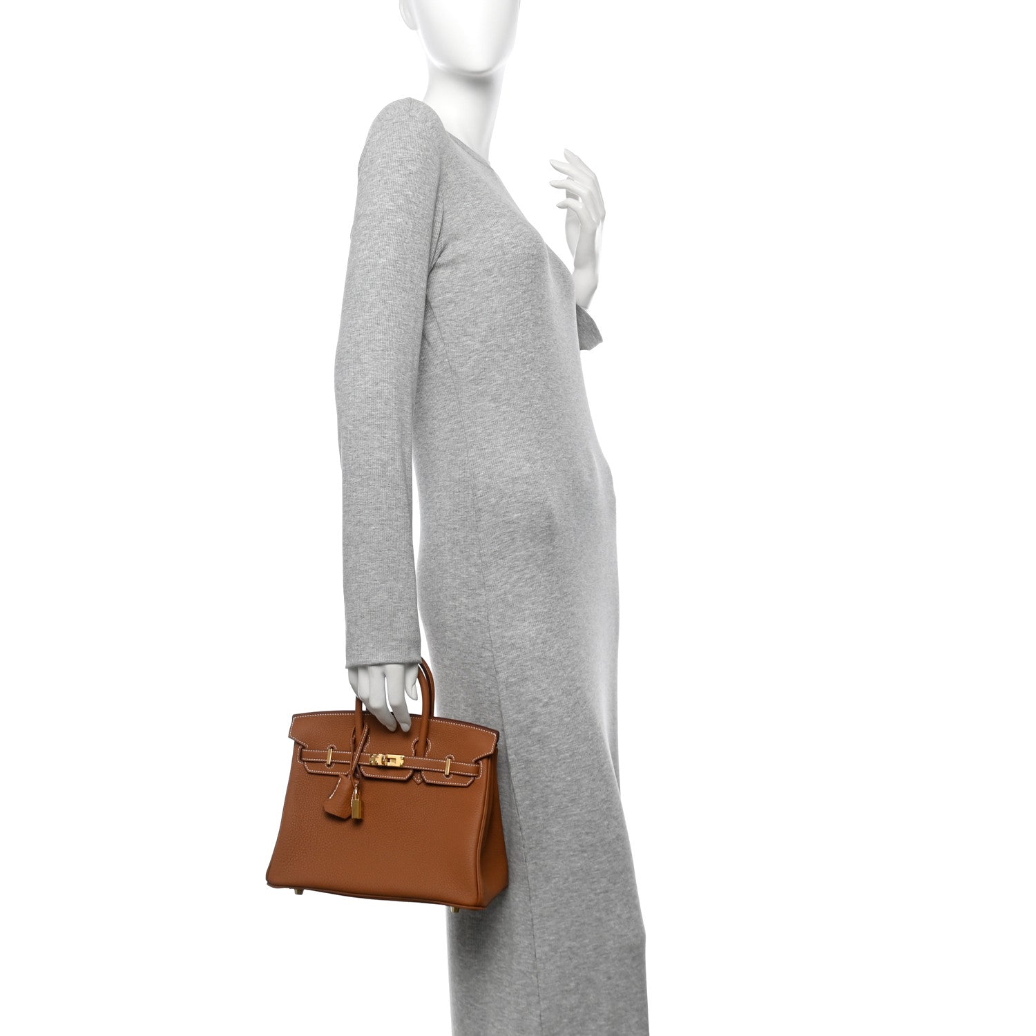Hermes Togo Birkin 25 Gold 2 of 11
