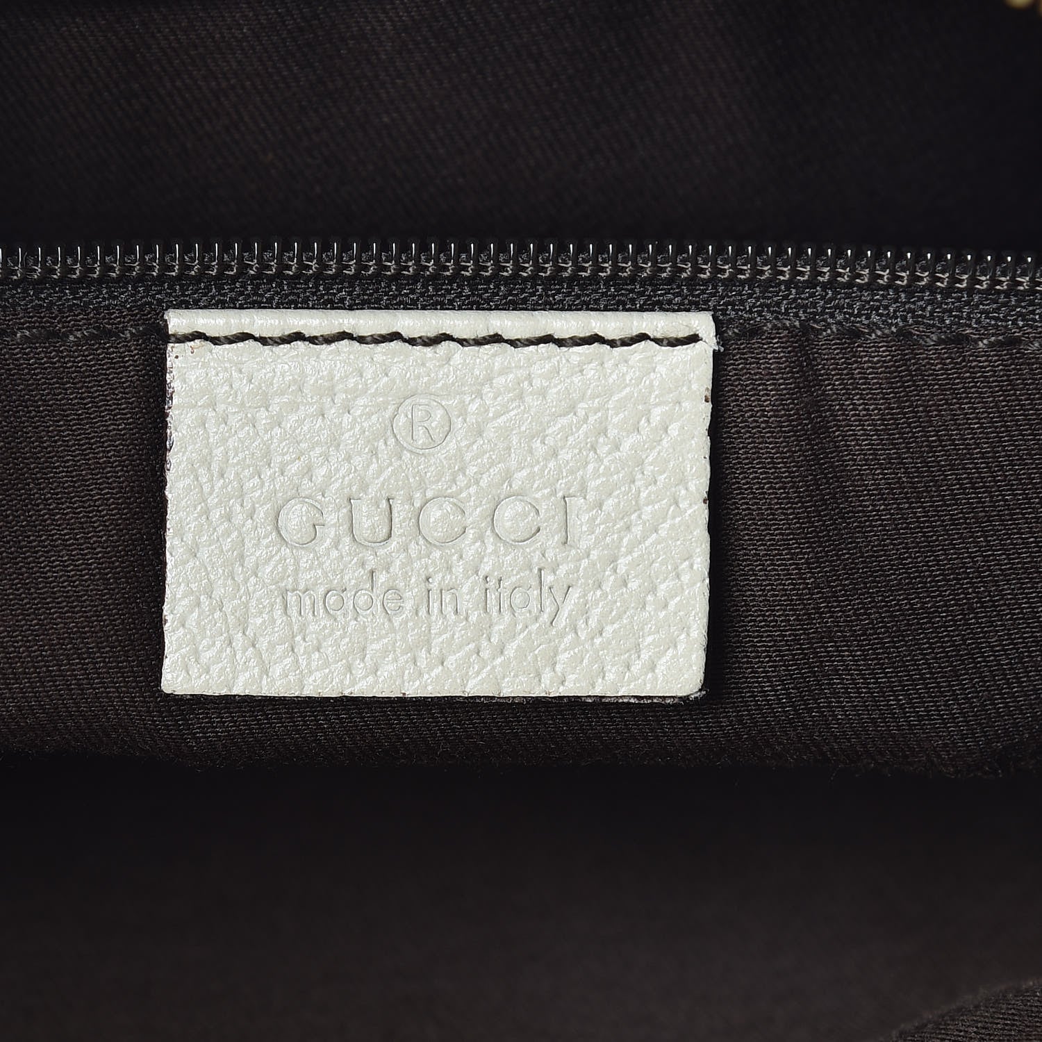 Gucci Monogram Pocket Hobo Off White 8 of 14