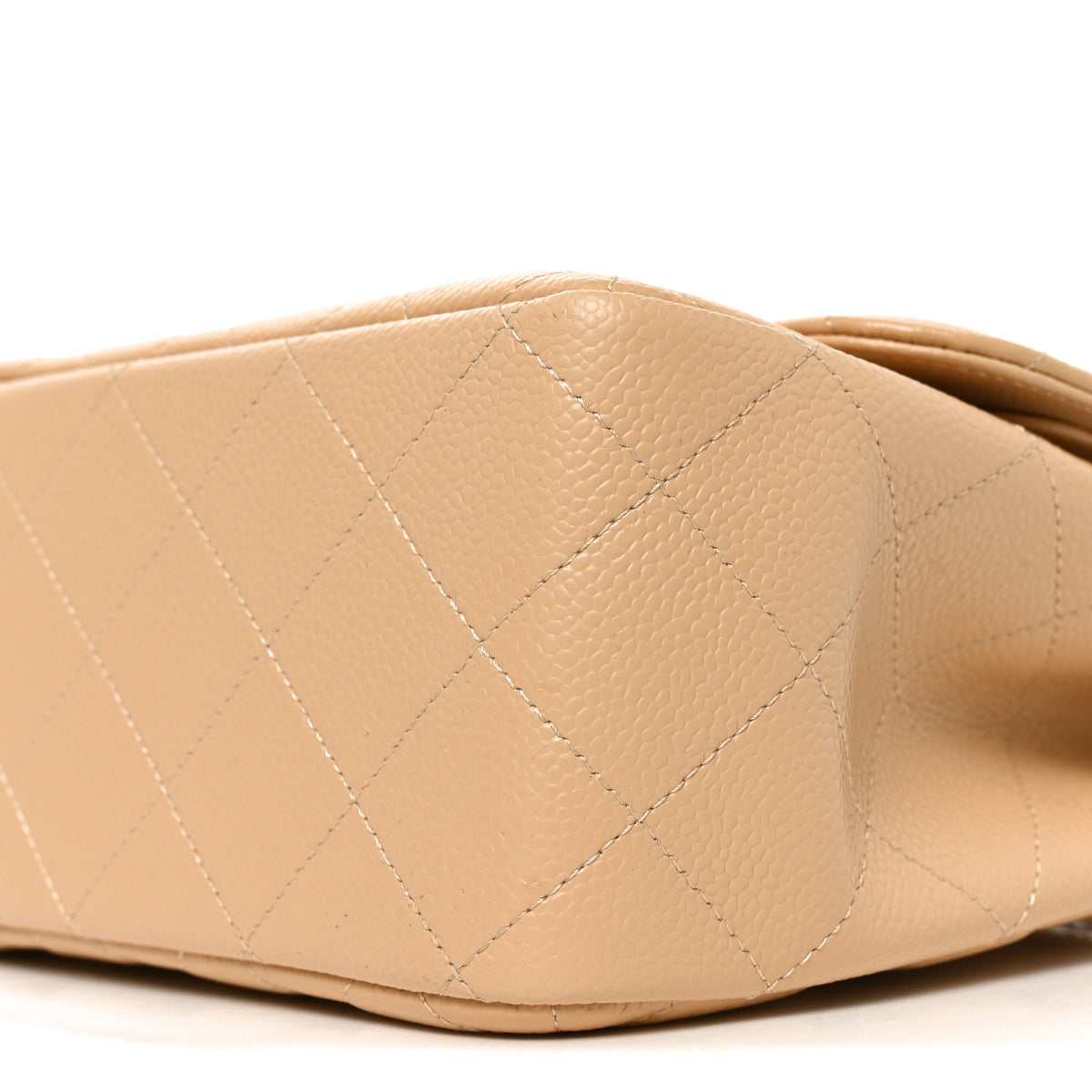 Chanel Caviar Quilted Jumbo Double Flap Beige Clair 10 of 11