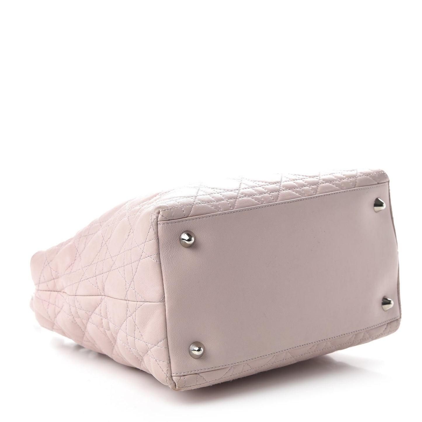 Lambskin Cannage Small Soft Lady Dior Light Pink